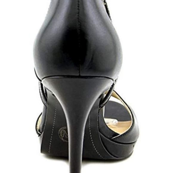 *SALE* Michael Kors Belle Black Heel -1445 NEW - Picture 5 of 5
